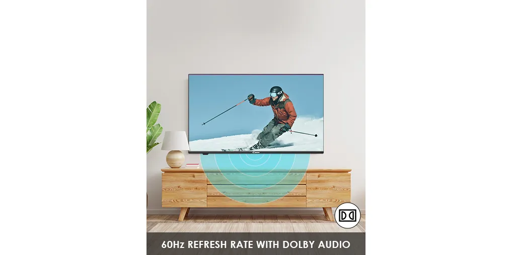 60 Hz rate with Dobly Audio -60 Hz Rate With Dobly Audio - Candy 32inch TV